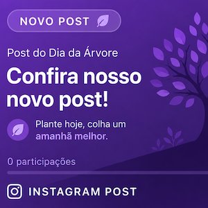 Mockup de campanha pronta no Instagram